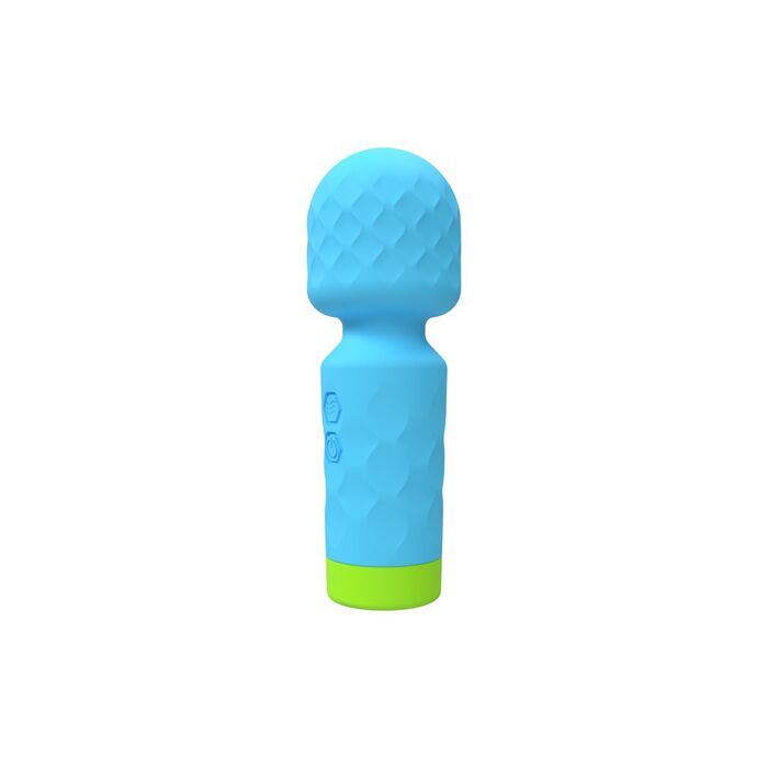 Mini Massager - Aparat Masaj Miky Vibrator - Albastru, 10 Vibratii vesel