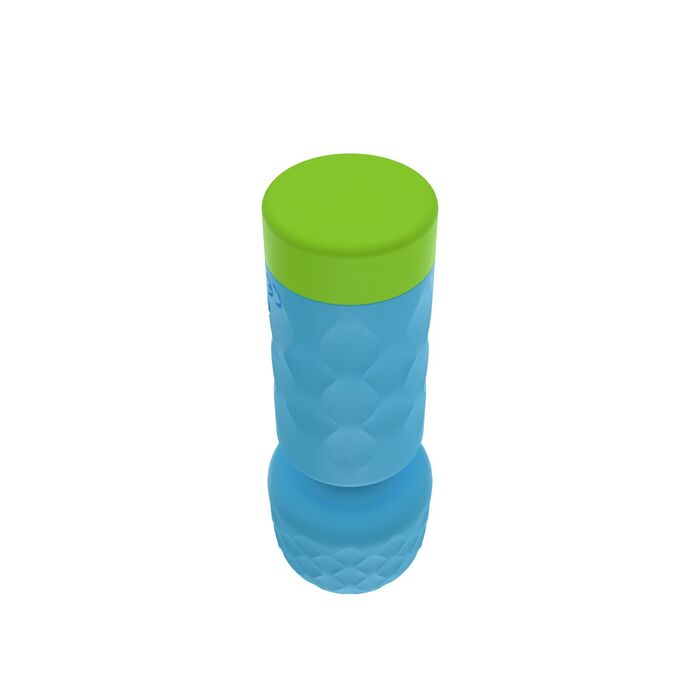 Mini Massager - Aparat Masaj Miky Vibrator - Albastru, 10 Vibratii vedere de sus