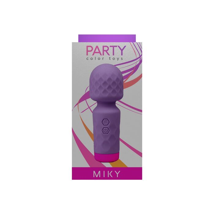 Mini Massager - Aparat Masaj Miky Vibrator - Violet, 10 Vibratii