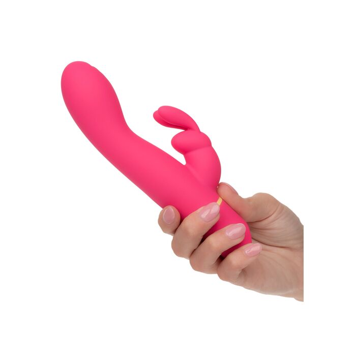 Vibrator rabbit cu doua motoare Love Bunny CalExotics roz, detaliu panou control