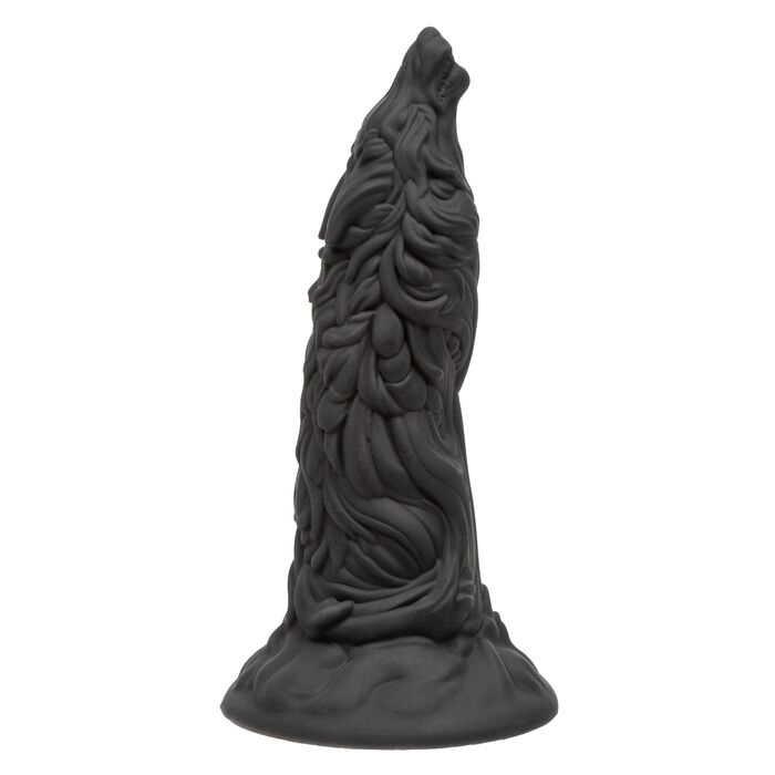 Dildo fantezie lup The Werewolf Dong CalExotics negru, vedere completa