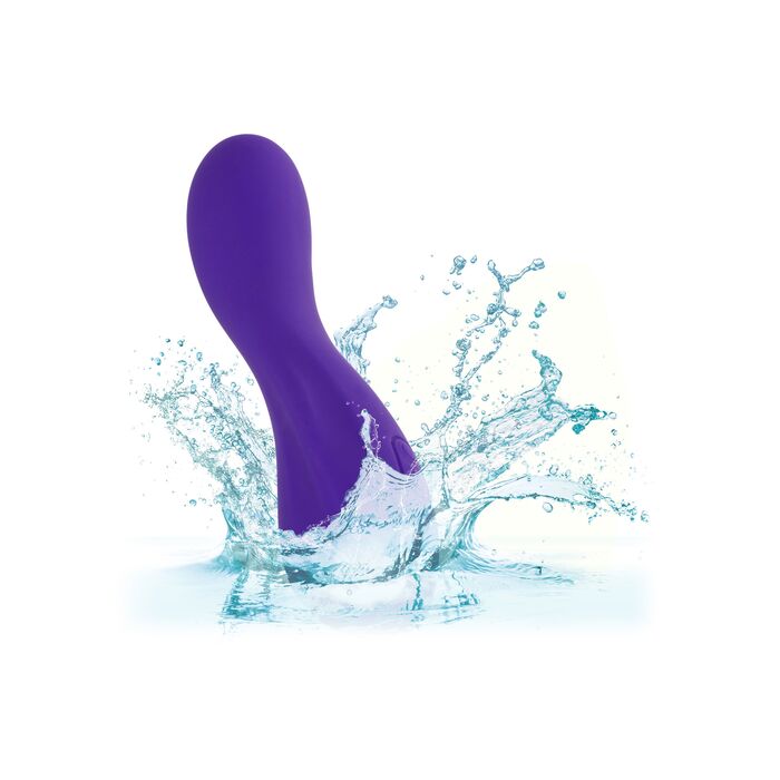 Vibrator flexibil Bend and Hold Rumbler CalExotics mov, detaliu baza