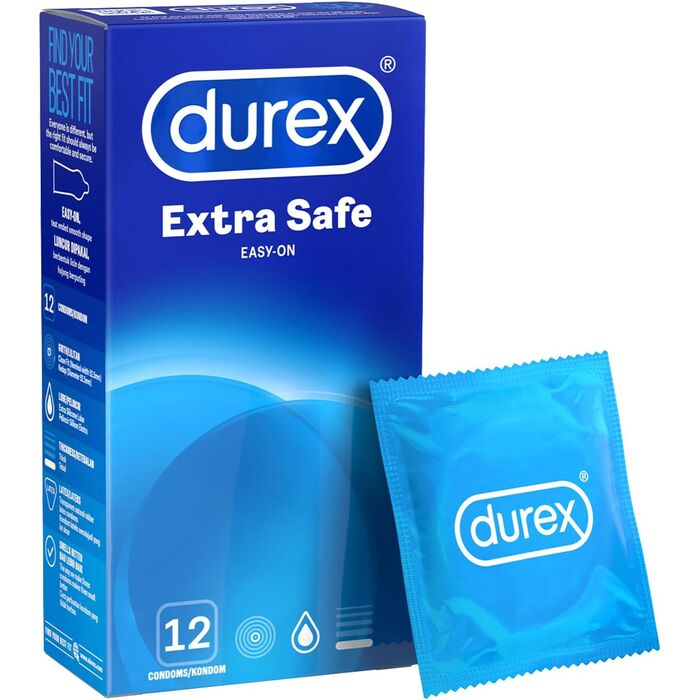 Durex Extra Safe, extra rezistente, 12 buc