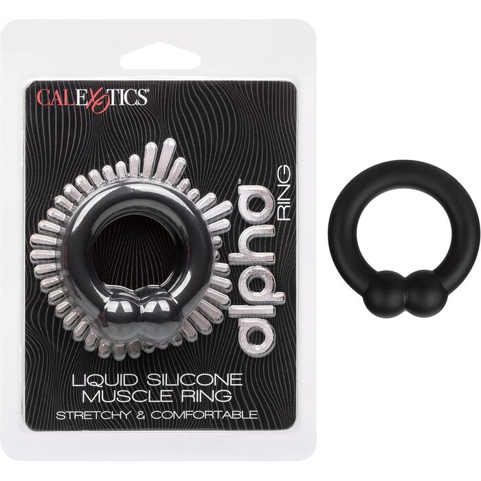Inel Penis din Silicon Lichid cu Bilute Alpha Muscle Ring CalExotics
