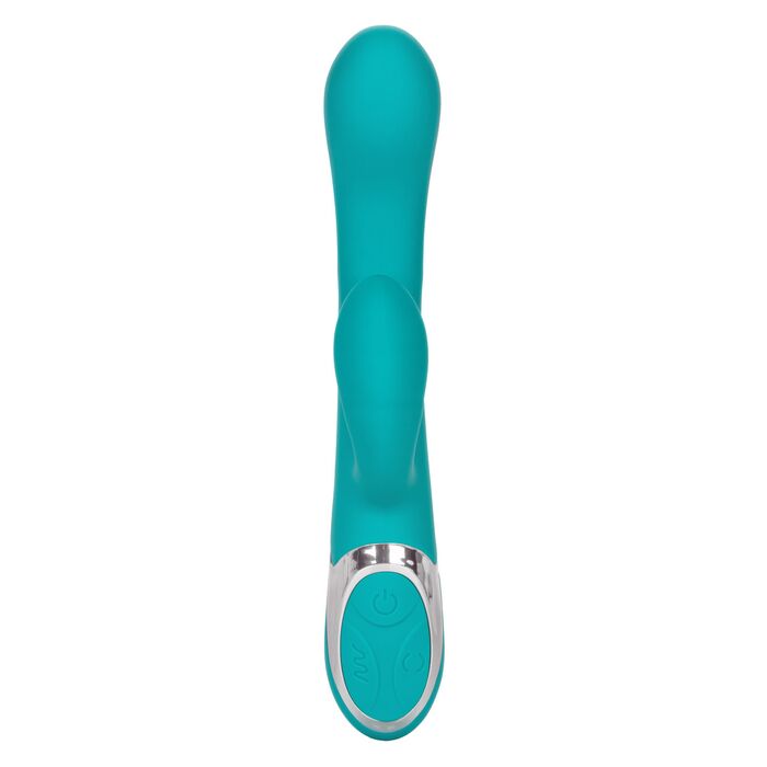 Vibrator Rabbit CalExotics Enchanted Lover, Turcoaz, 12 Vibratii, 4 Rotatii picture
