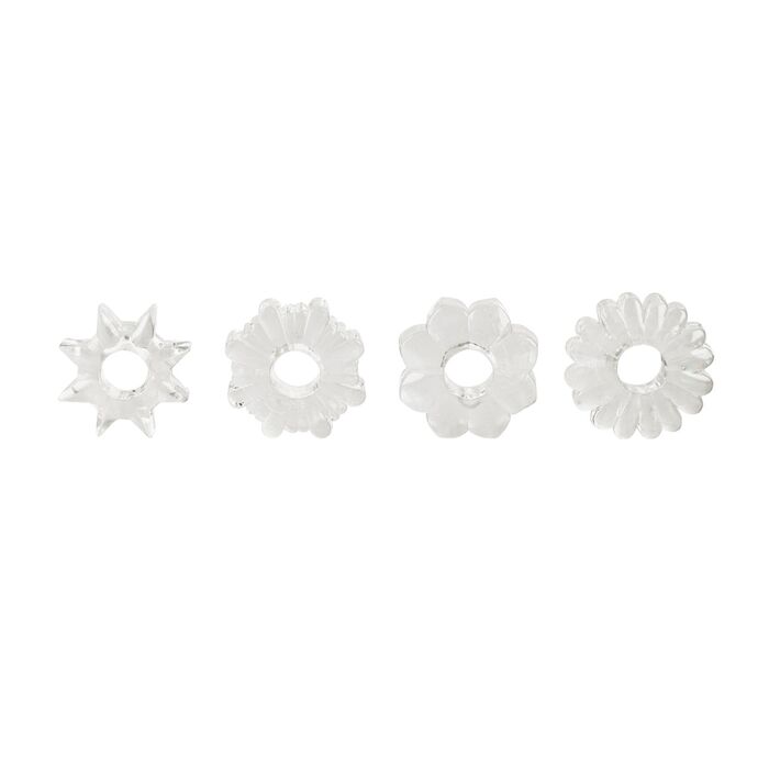 Basic Essentials® Super-stretchy TPR Enhancers - Clear detaliu