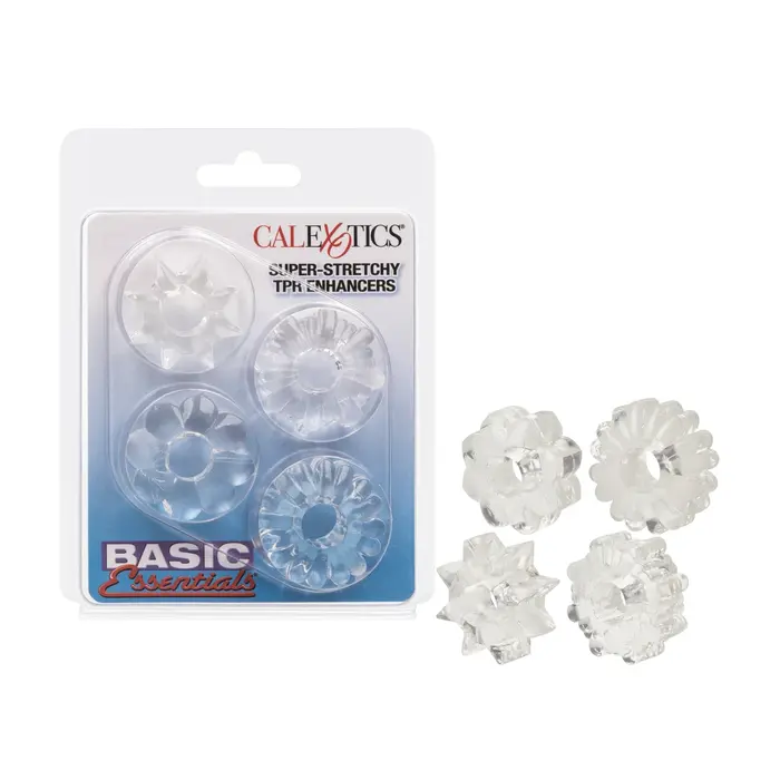 Basic Essentials® Super-stretchy TPR Enhancers - Clear