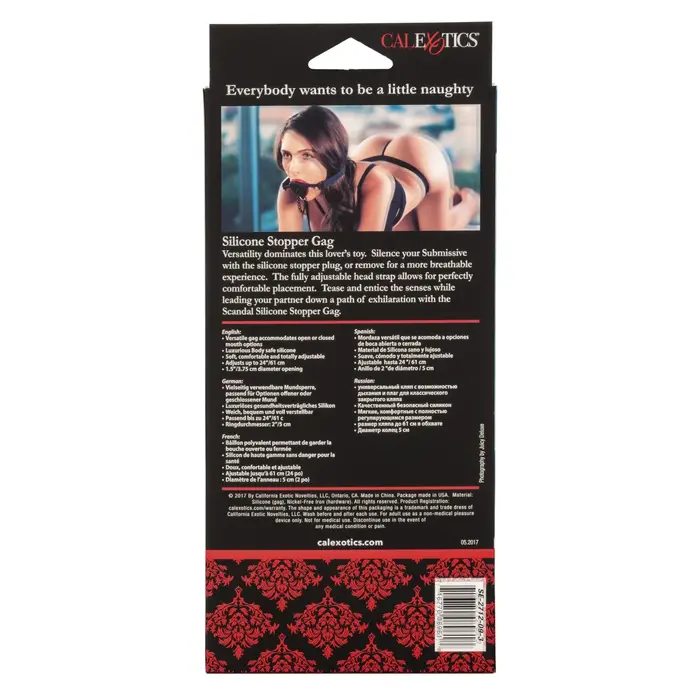 Scandal® Silicone Stopper Gag spate cutie