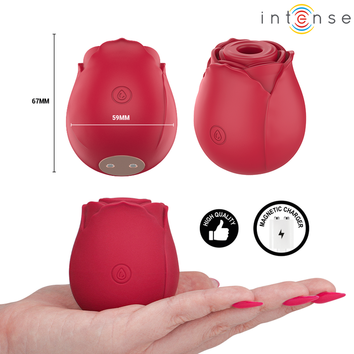 Diagrama cu dimensiuni: Intense Camellia are 67mm inaltime si 59mm latime