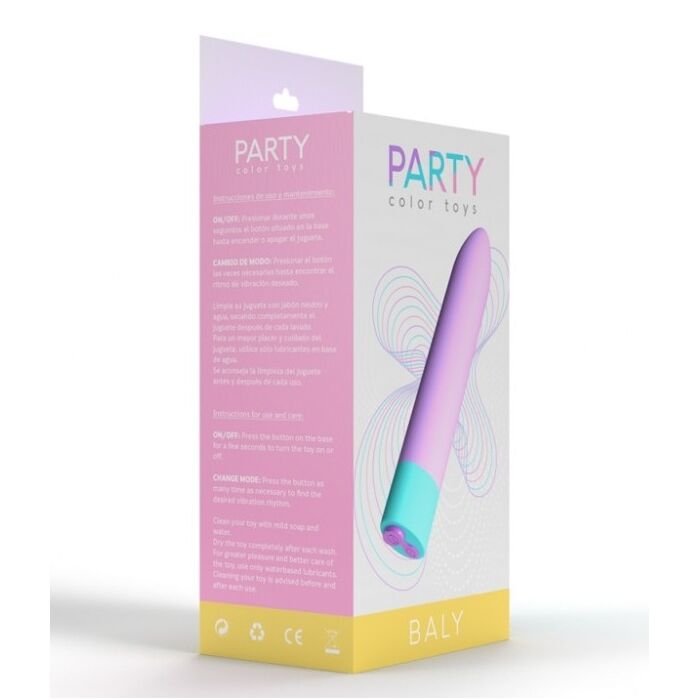 Glont Vibrator Reincarcabil 10 Intensitati, Liliac