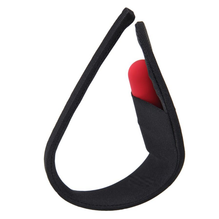 Chiloti Strapless Negru pentru Vibrator ascuns S-L