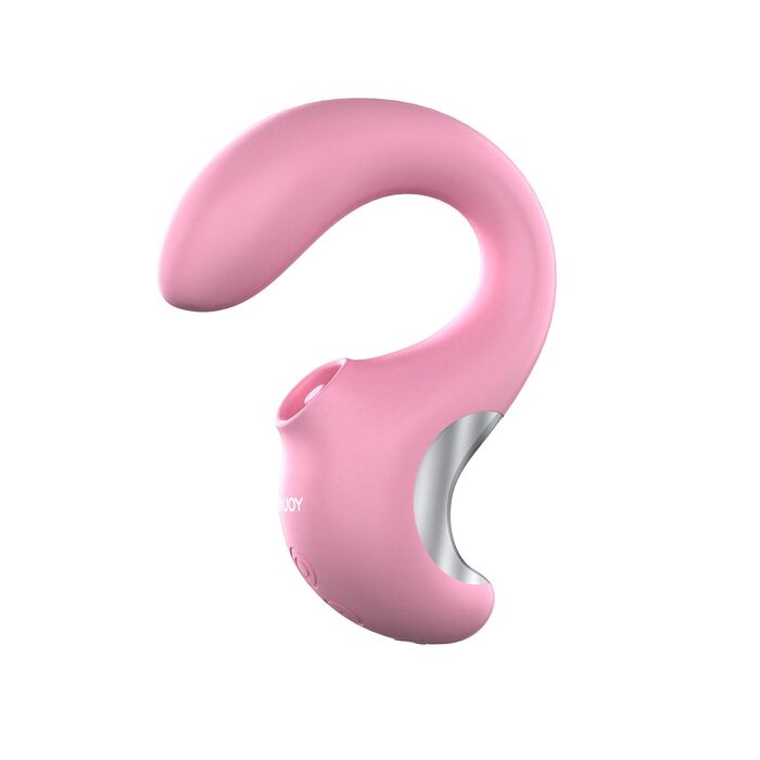 Vibrator clitoridian Twist ToyJoy roz, vedere completa