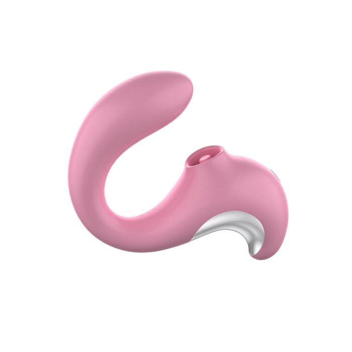 Vibrator clitoridian Twist ToyJoy roz, maner ergonomic