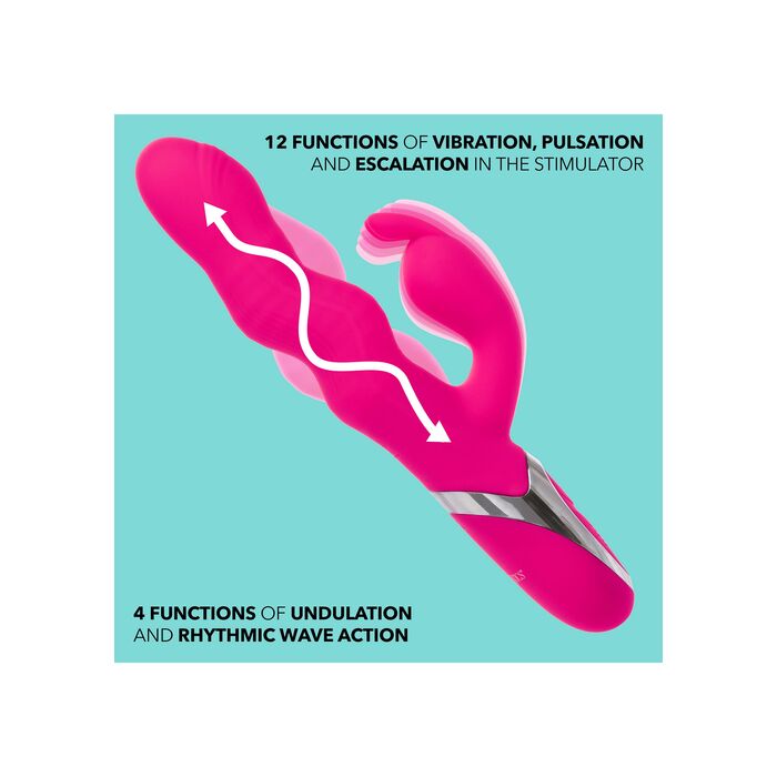 Vibrator iepuras Wave  cu unduire