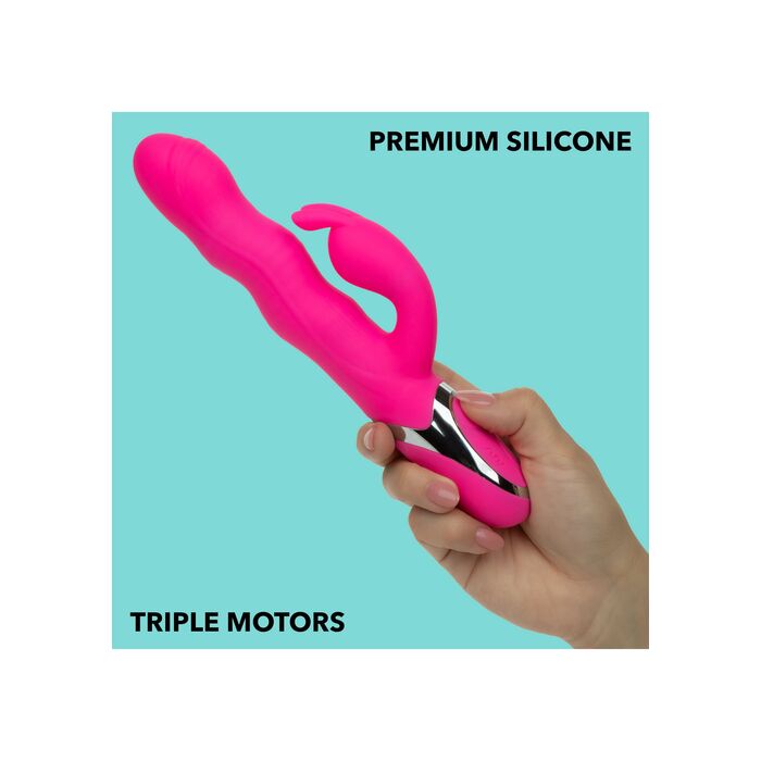 Vibrator iepuras Wave  premium silicon