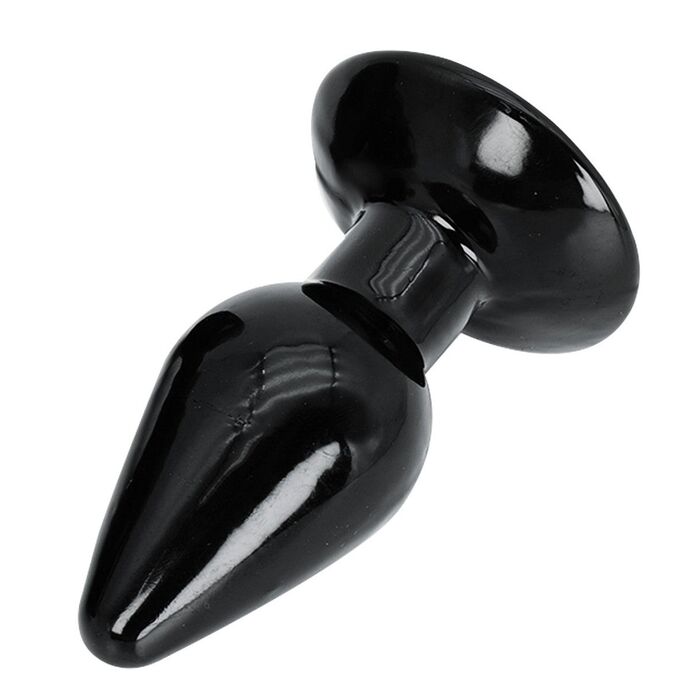Dop anal clasic Extreme Hidden Desire negru, cu ventuza