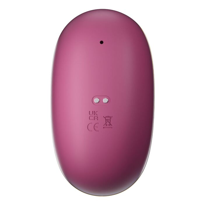 Stimulator Clitoridian cu Limba si Vacuum Licking Automatic Pump She.E.O, Roz vedere punct de incarcare USB