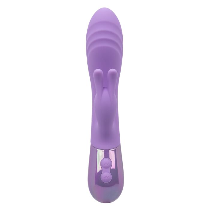 Vibrator rabbit Dual Bunny Aura CalExotics mov, detaliu urechi de iepuras
