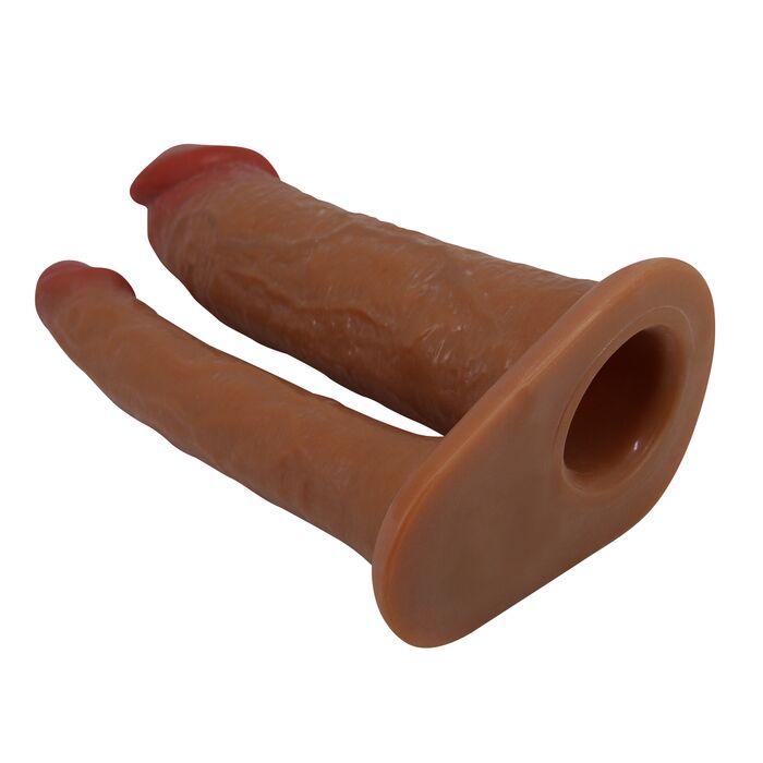 Strapon cu Dildo Dublu Pretty Love Keaven Harness Briefs vedere laterala