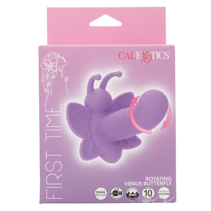 Stimulator Clitoral CalExotics Venus Butterfly Rotativ, Violet cutie
