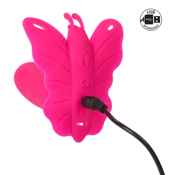 Chiloti Strapon Femei Calexotics »Remote Venus Penis« Roz cablu USB
