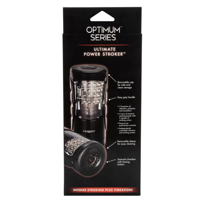 Masturbator cu Bile si Vibratie Ultimate Power Stroker CalExotics, Negru
