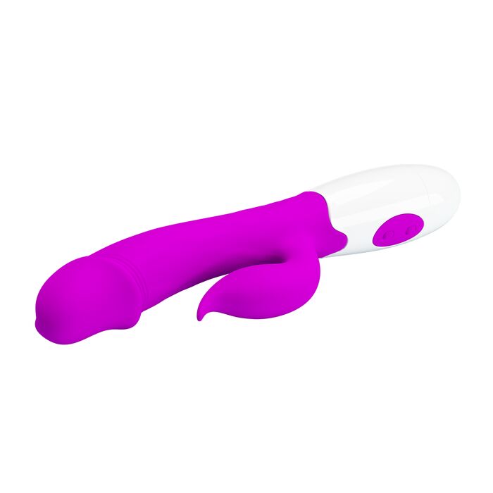 Vibrator Pretty Love Peter Purple, 30 Vibratii vedere laterala