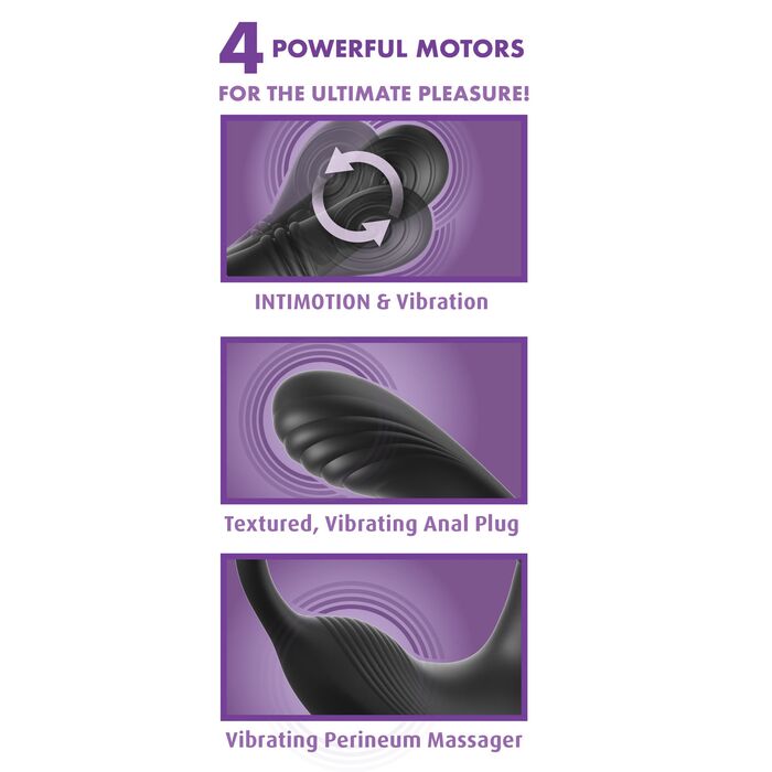 Vibrator Prostata Anal-Gasm IntiMotion - Anal Fantasy Elite 4 motoare