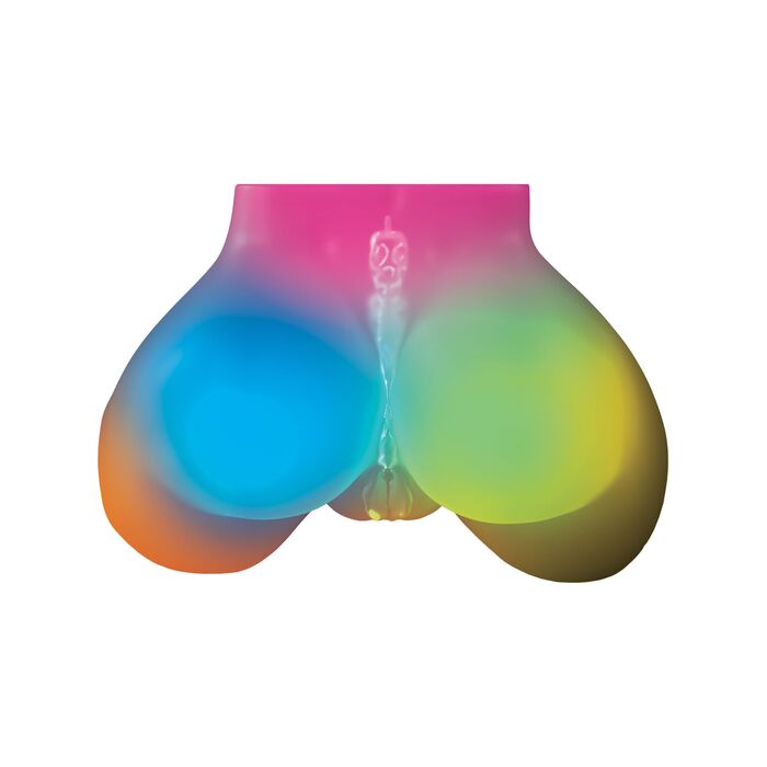 After Dark Series Go-Go Booty LED Mega Masturbator - Frosted lumineaza in intunericAfter Dark Series Go-Go Booty LED Mega Masturbator - Frosted