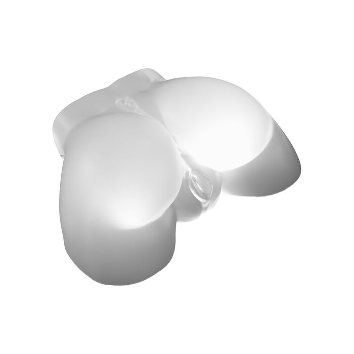 After Dark Series Go-Go Booty LED Mega Masturbator - Frosted noemal