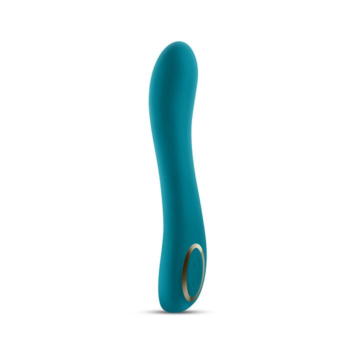 Vibrator Obsessions Zeus Rechargeable Silicon, 10 Moduri Vibrație & Waterproof - Dark Green