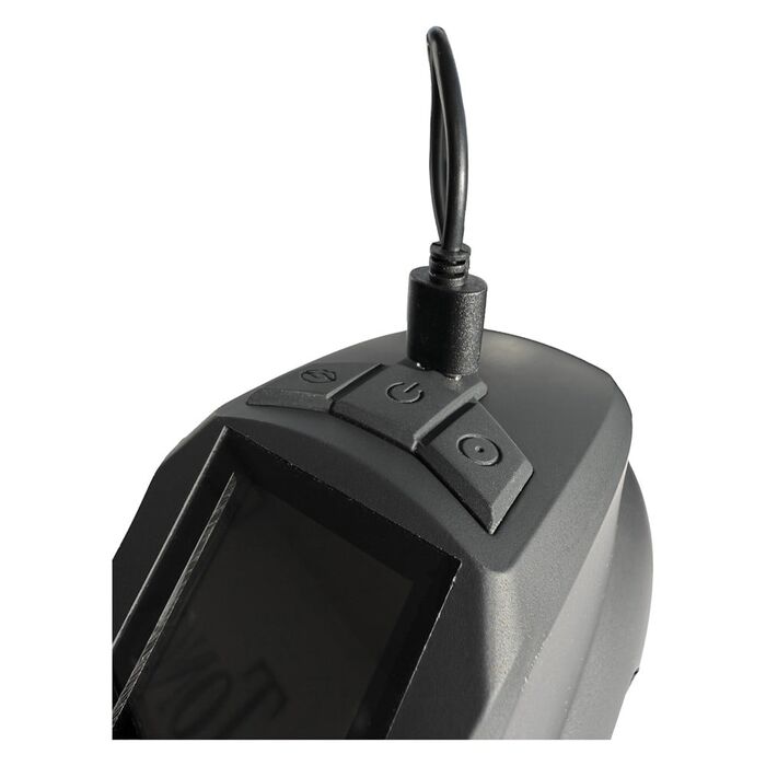 Pompa penis automata Essentials Submarine by Dreamtoys, negru, detaliu port de incarcare magnetic USB
