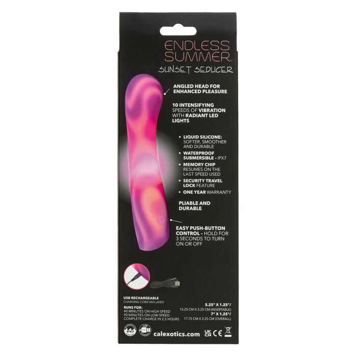 Vibrator Rabbit Sunset Seducer by CalExotics Endless Summer, violet, vedere 3