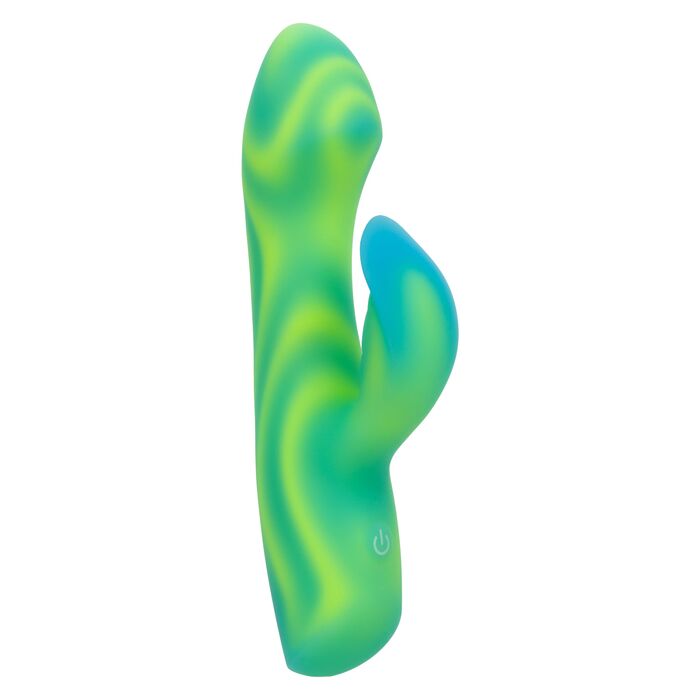 Vibrator Rabbit Twilight Tease by CalExotics Endless Summer, verde, vedere 1