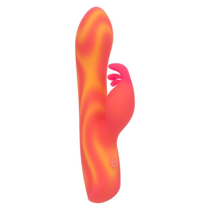 Vibrator Rabbit Moonlight Magic by CalExotics Endless Summer, portocaliu, vedere 1