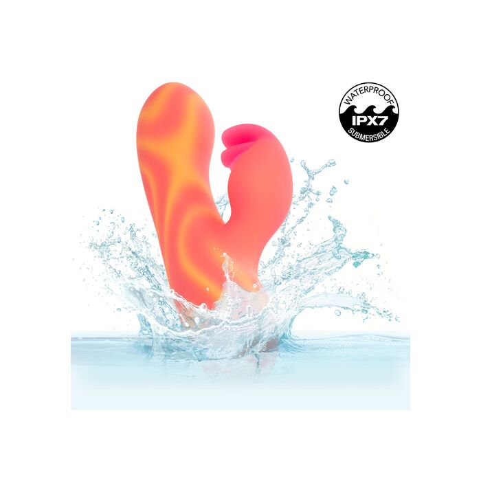 Vibrator Rabbit Moonlight Magic by CalExotics Endless Summer, portocaliu, vedere 4