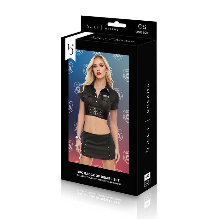 Costum Politista Badge of Desire by Baci Lingerie cutia