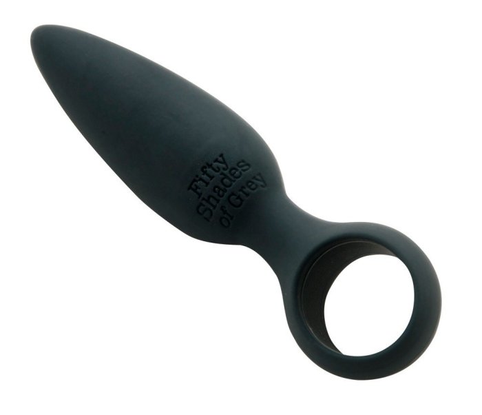 Butt Plug Anal Fifty Shades Of Grey "Something Forbidden" 10,8 cm - Negru##
