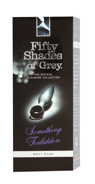 Butt Plug Anal Fifty Shades Of Grey "Something Forbidden" 10,8 cm - Negru##