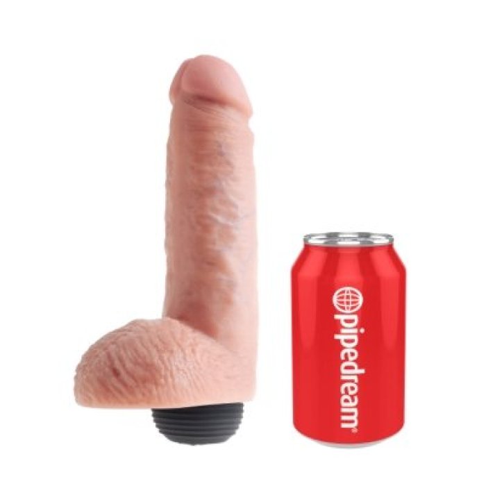 Dildo Pipedream "King Cock Squirter"  20,3 cm - Natural##