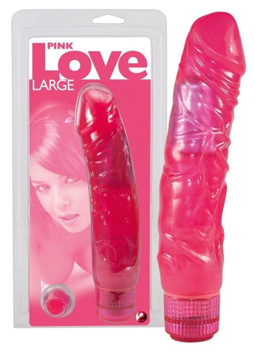 Vibrator You2Toys »Pink Love Large« 23 cm - Roz - vedere frontala