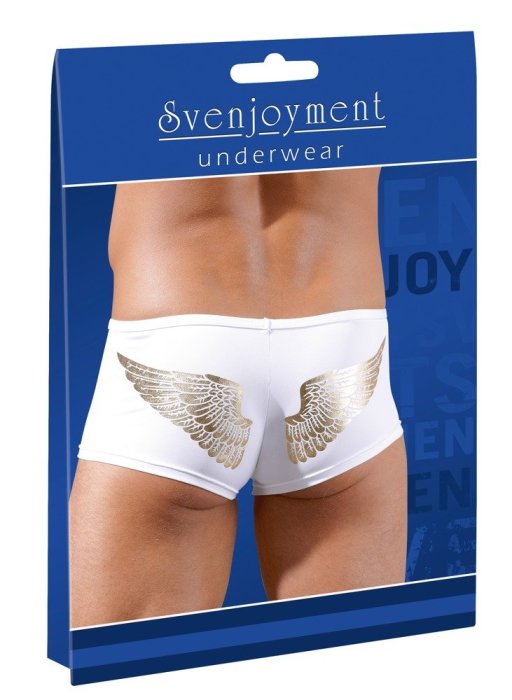 Chilot Boxeri Barbati Svenjoyment - Alb - detaliu design