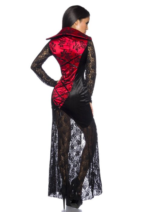 Costum Rochie Vampir Halloween Mask Paradise - Rosu
