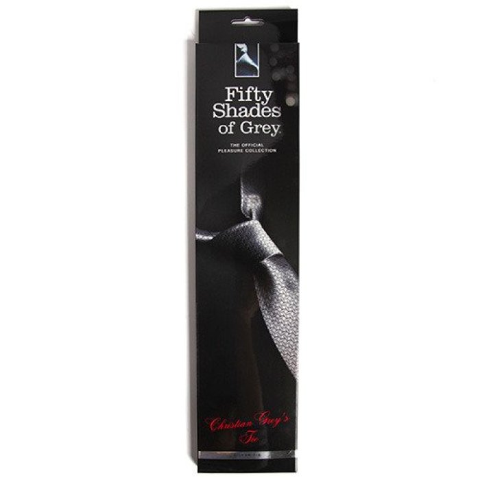 Cravata Fifty Shades Of Grey - culoare si material