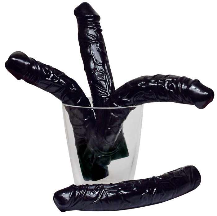 Dildo BIG Mr Softee Negru - culoare si material