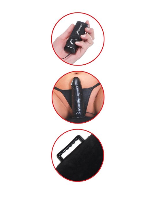 Masina Sex Perna cu Penis Vibrator Inflatable Luv - dimensiuni complete