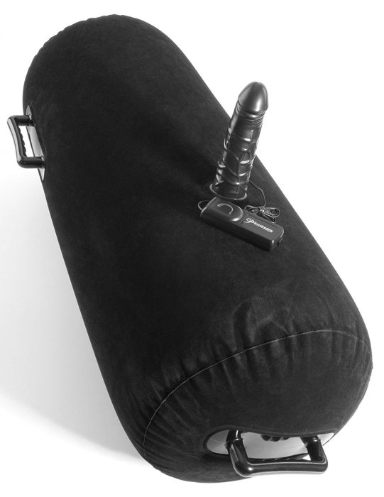 Masina Sex Perna cu Penis Vibrator Inflatable Luv - vedere laterala