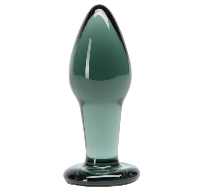 Fifty Shades Of Grey - Plug Anal Sticla Darker Glass - vedere frontala