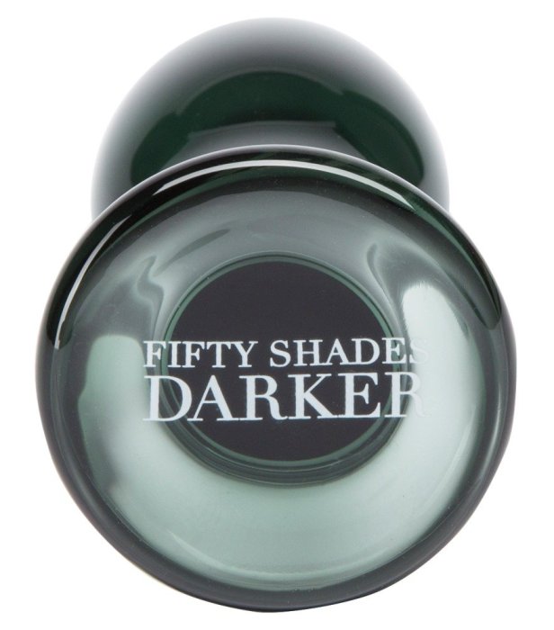 Fifty Shades Of Grey - Plug Anal Sticla Darker Glass - dimensiuni complete