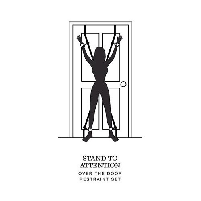 Fifty Shades Of Grey - Kit Bondage Stand To Attention - culoare si material